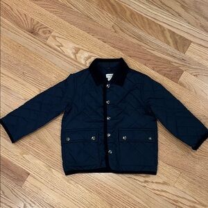 Crewcuts Classic Navy Quilted Jacket